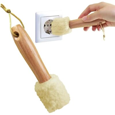 Wenko Elektriksteckdosenbürste - Robuster Holzgriff Wenko Elektriksteckdosenbürste - Robuster Holzgriff