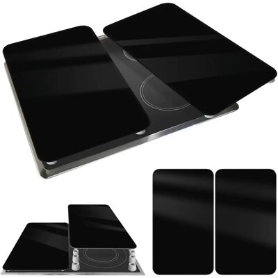 Capete universale pentru plite WENKO - Negru - Acoperitoare pentru plite Capete universale pentru plite WENKO - Negru - Acoperitoare pentru plite