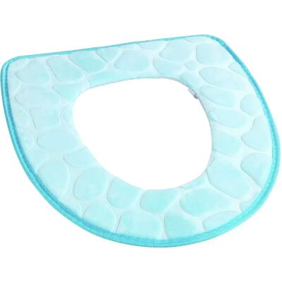 Wenko - Memory-Schaum WC-Sitzauflage Blau - Toilettenbrille Wenko - Memory-Schaum WC-Sitzauflage Blau - Toilettenbrille