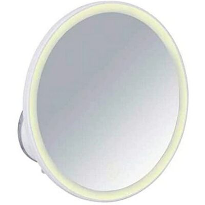 Wenko Isola LED Wandspiegel - 5x Vergrößerung, Touch & Dimmer Wenko Isola LED Wandspiegel - 5x Vergrößerung, Touch & Dimmer