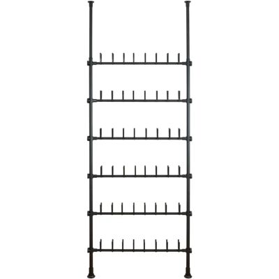 WENKO Herkules Schuhe Teleskop Schuhregal - Schuh Organizer, Schwarz WENKO Herkules Schuhe Teleskop Schuhregal - Schuh Organizer, Schwarz