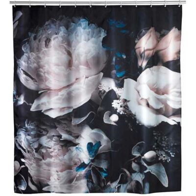 Wenko Peony Duschvorhang - Wasserdicht Polyester, Anti-Schimmel, 200x180cm Wenko Peony Duschvorhang - Wasserdicht Polyester, Anti-Schimmel, 200x180cm