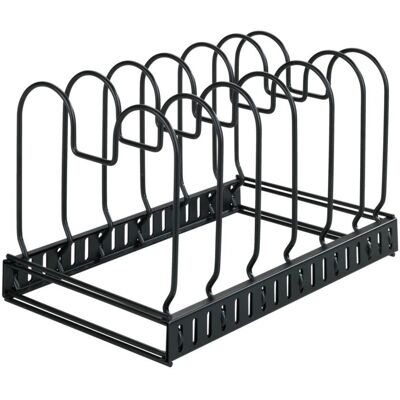 WENKO 53149100 Kitchen Storage Container Metal - Extendable Dish Rack for Lids and Pans WENKO 53149100 Kitchen Storage Container Metal - Extendable Dish Rack for Lids and Pans