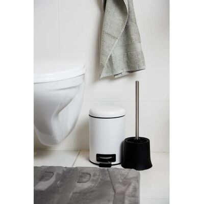WENKO Basic WC-Garnitur - Schwarz, 2er Set WENKO Basic WC-Garnitur - Schwarz, 2er Set