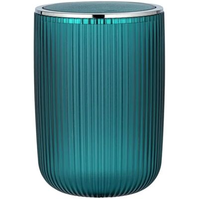 WENKO Agropoli Blau 6L Swingdeckel Mülleimer WENKO Agropoli Blau 6L Swingdeckel Mülleimer