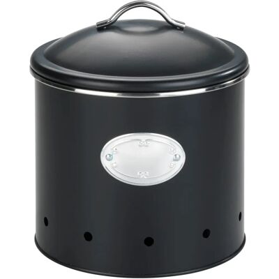 Contenitore Alimentare in Metallo Nero Wenko - 4L - Aderente ed Elegante Contenitore Alimentare in Metallo Nero Wenko - 4L - Aderente ed Elegante