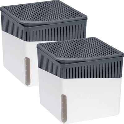 WENKO Cube Luftentfeuchter - 2x 500g WENKO Cube Luftentfeuchter - 2x 500g