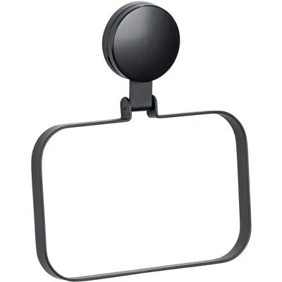 Wenko Pavia Svart Handdukshängare - Badrumsaccessoar Wenko Pavia Svart Handdukshängare - Badrumsaccessoar