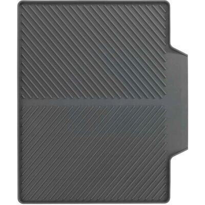 WENKO 54705100 Geschirrabtropfmatte - Große graue Kunststoffmatte WENKO 54705100 Geschirrabtropfmatte - Große graue Kunststoffmatte