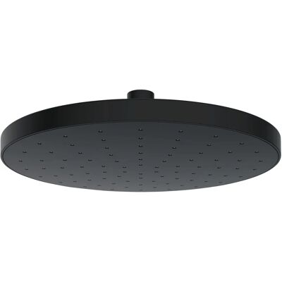 Cap de duș ploaie negru - Curățare automată - 22,5cm Cap de duș ploaie negru - Curățare automată - 22,5cm