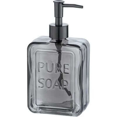 Wenko Distributore di sapone liquido Pure Soap, 550 ml, Grau Wenko Distributore di sapone liquido Pure Soap, 550 ml, Grau