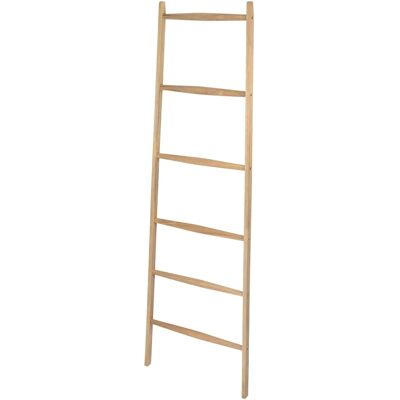 Escalera de toallas de madera natural beige Acina WENKO - Perchero y organizador Escalera de toallas de madera natural beige Acina WENKO - Perchero y organizador