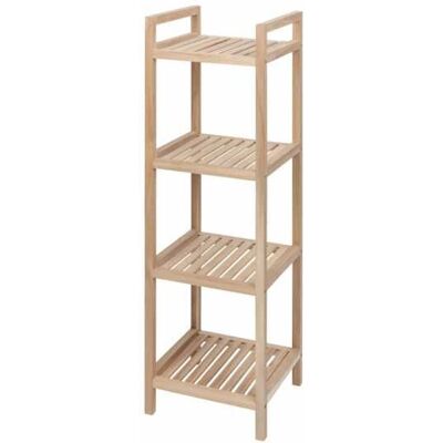 Estante de madera WENKO - 4 niveles de acacia - Baño, Cocina, Sala Estante de madera WENKO - 4 niveles de acacia - Baño, Cocina, Sala