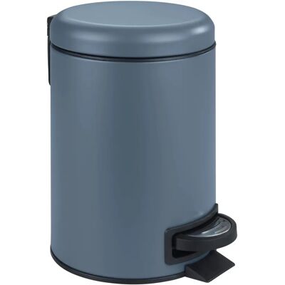 WENKO Secchio per Rifiuti Leman - 3L, Blu, Design Classico WENKO Secchio per Rifiuti Leman - 3L, Blu, Design Classico