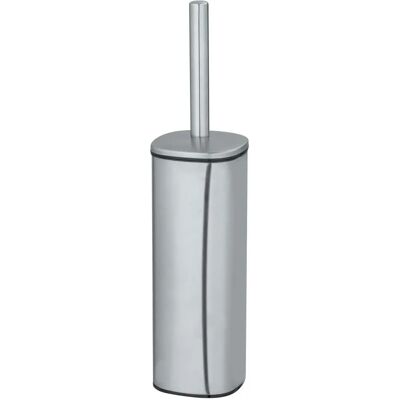WENKO Alassio Toilet Brush Holder - Stainless Steel, Black WENKO Alassio Toilet Brush Holder - Stainless Steel, Black