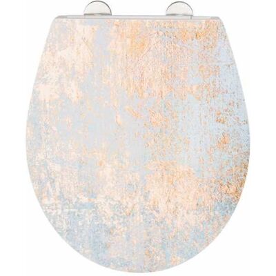 Baza WC WENKO Agate Auriu Roz - Duroplast antibacterian Baza WC WENKO Agate Auriu Roz - Duroplast antibacterian