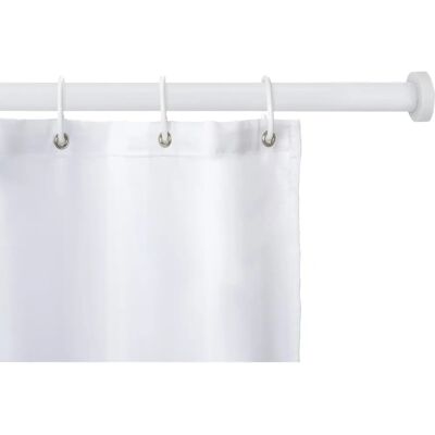 WENKO Luz Verstellbare Duschstange - Aluminium, Weiß WENKO Luz Verstellbare Duschstange - Aluminium, Weiß
