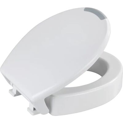 WENKO Scaun WC Alb cu Funcție de Închidere Ușoară - Scaun WC WENKO Scaun WC Alb cu Funcție de Închidere Ușoară - Scaun WC