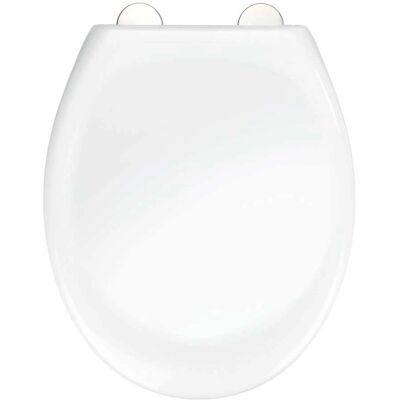 Capacul de toaletă WENKO Ios Alb - Închidere Silentioasă, Termoplastic Durabil Capacul de toaletă WENKO Ios Alb - Închidere Silentioasă, Termoplastic Durabil