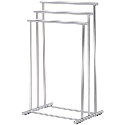 WENKO Lioni Edelstahl Handtuchständer - 3 Stangen, Stabil, Platzsparend WENKO Lioni Edelstahl Handtuchständer - 3 Stangen, Stabil, Platzsparend
