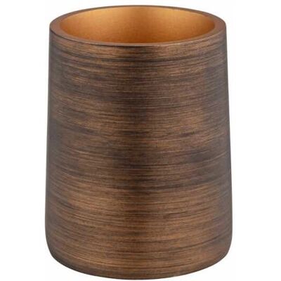 WENKO Bronze Toothbrush Holder - Bathroom Tumbler WENKO Bronze Toothbrush Holder - Bathroom Tumbler