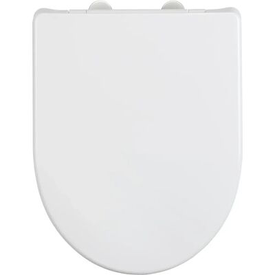 Wenko Capac WC Sindia - Capacitate 300kg - Închidere Ușoară - Fix-Clip din Oțel Inoxidabil Wenko Capac WC Sindia - Capacitate 300kg - Închidere Ușoară - Fix-Clip din Oțel Inoxidabil