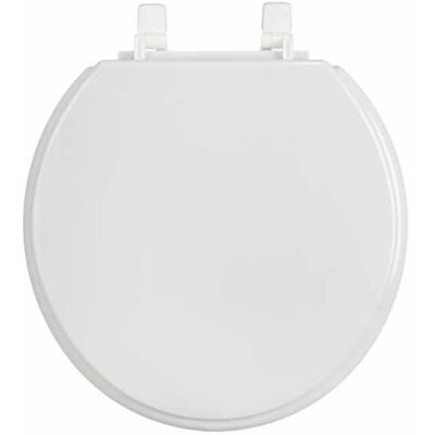 WENKO Toilet Seat - Extra Wide Duroplast White - Support 300kg WENKO Toilet Seat - Extra Wide Duroplast White - Support 300kg
