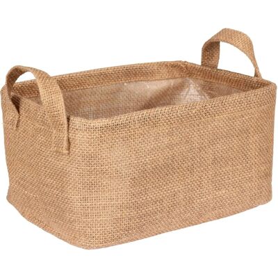 Wenko Juna Opbergmand met Handvatten - Decoratieve Natuurlijke Jute Organizer Wenko Juna Opbergmand met Handvatten - Decoratieve Natuurlijke Jute Organizer