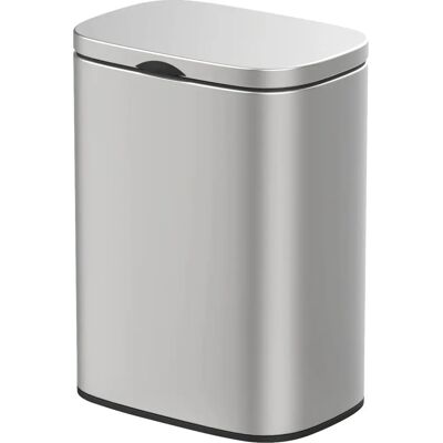 Coș de gunoi pentru perete WENKO Sare - 5L, Argintiu Coș de gunoi pentru perete WENKO Sare - 5L, Argintiu