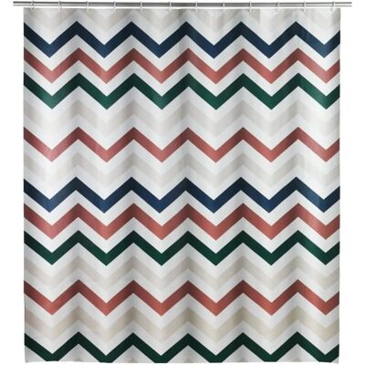 Tenda doccia WENKO Agropoli - Design geometrico, Impermeabile, 180x200cm Tenda doccia WENKO Agropoli - Design geometrico, Impermeabile, 180x200cm