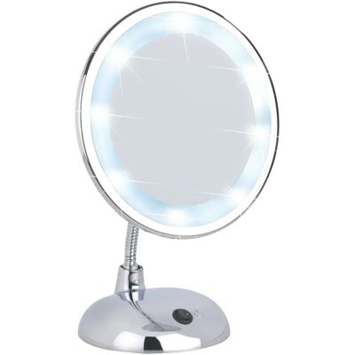 Wenko Make-up Spiegel - 3x Vergrößerung, LED, Chrom Wenko Make-up Spiegel - 3x Vergrößerung, LED, Chrom