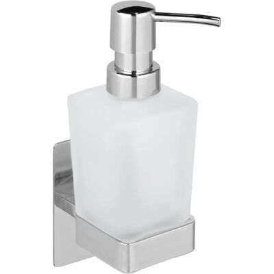 WENKO Flytande tvålbehållare Genova Shine - Rostfritt stål, Glas, 200ml WENKO Flytande tvålbehållare Genova Shine - Rostfritt stål, Glas, 200ml