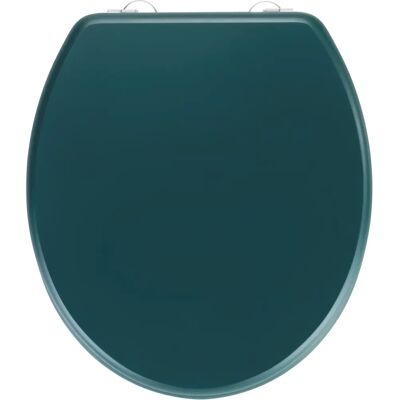 Wenko Prima Donkergroene Toiletzitting - Retro, vochtbestendig MDF Wenko Prima Donkergroene Toiletzitting - Retro, vochtbestendig MDF