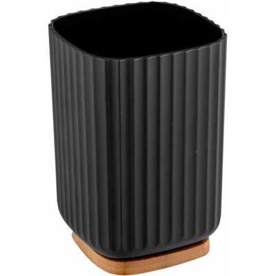 WENKO Rotello Noir - Porte-brosse à dents WENKO Rotello Noir - Porte-brosse à dents