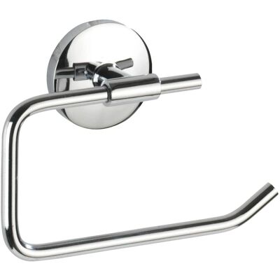 Wenko - Porte-rouleau de papier hygiénique mural - Chrome - Style moderne minimaliste - Publicité Wenko - Porte-rouleau de papier hygiénique mural - Chrome - Style moderne minimaliste - Publicité