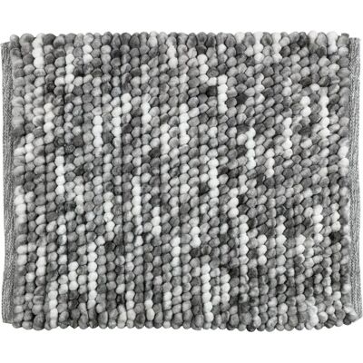 Tappeto da bagno Urdu Grigio - Tappetino, Microfibra, Antiscivolo, 55x65cm Tappeto da bagno Urdu Grigio - Tappetino, Microfibra, Antiscivolo, 55x65cm