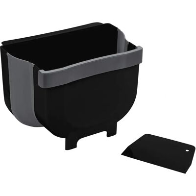 Wenko Fago 55028100 Mülleimer - 5L Schwarz Klappbar Wenko Fago 55028100 Mülleimer - 5L Schwarz Klappbar