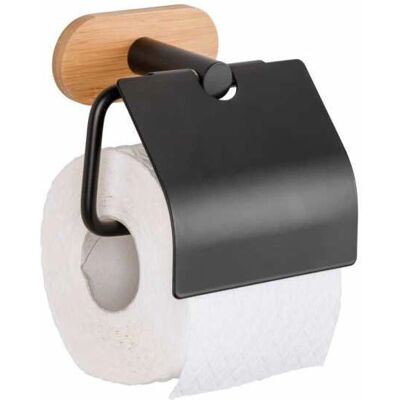WENKO Orea Bambusz Fali WC Papír Tartó - Modern Ipari Chic WENKO Orea Bambusz Fali WC Papír Tartó - Modern Ipari Chic