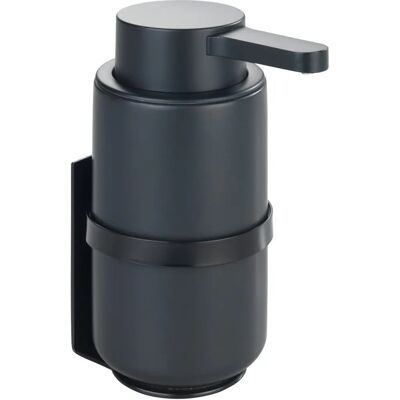 Wenko Woya Dispenser di sapone da parete - Nero - 250ml - Bagno e Cucina Wenko Woya Dispenser di sapone da parete - Nero - 250ml - Bagno e Cucina
