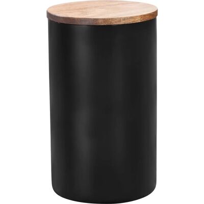 WENKO Mio Schwarze Vorratsdose - Luftdicht Borosilikatglas WENKO Mio Schwarze Vorratsdose - Luftdicht Borosilikatglas