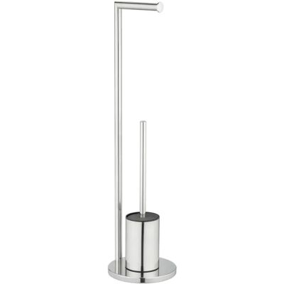 WENKO Ferla WC-Garnitur - Platzsparend, Edelstahl, Modernes Design WENKO Ferla WC-Garnitur - Platzsparend, Edelstahl, Modernes Design