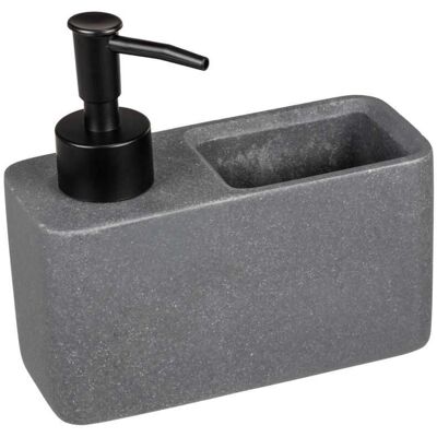 WENKO Seifenspender - 0,15L, Schwarz, Grau - Küche & Bad WENKO Seifenspender - 0,15L, Schwarz, Grau - Küche & Bad