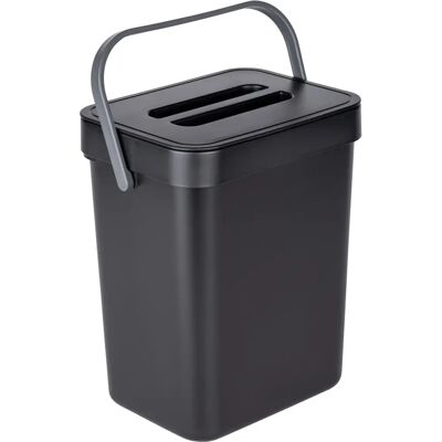 WENKO Tago 5L Mülleimer - Außenrobust Kunststoff WENKO Tago 5L Mülleimer - Außenrobust Kunststoff