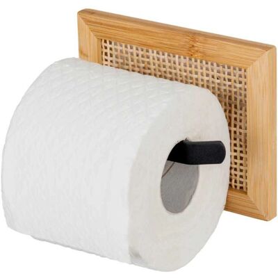 WENKO Allegre väggmonterad bambu toalettpappershållare WENKO Allegre väggmonterad bambu toalettpappershållare