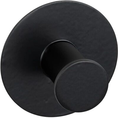 WENKO Wandhaken Celano - Edelstahl Schwarz - 50x33x50 mm WENKO Wandhaken Celano - Edelstahl Schwarz - 50x33x50 mm