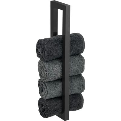 WENKO Reitani Schwarz Matt 2x40cm - Handtuchhalter WENKO Reitani Schwarz Matt 2x40cm - Handtuchhalter