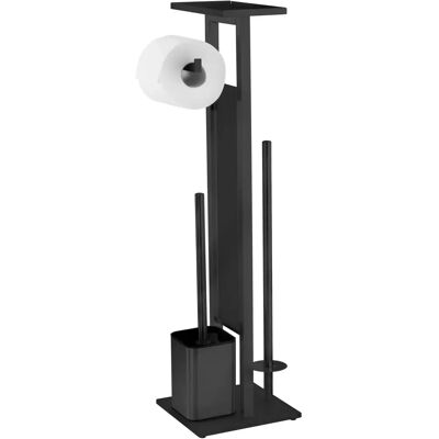 Set WC Debar WENKO - Oțel inoxidabil, negru, 70.5cm Set WC Debar WENKO - Oțel inoxidabil, negru, 70.5cm