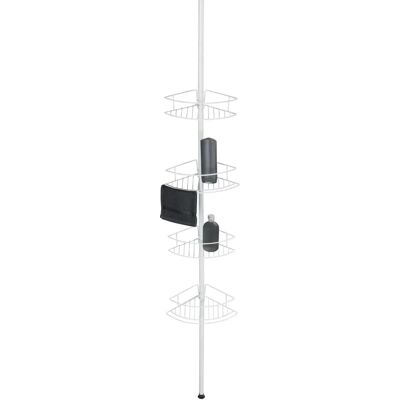 WENKO Dolcedo Verstellbares Edelstahl Duschregal - Teleskopregal WENKO Dolcedo Verstellbares Edelstahl Duschregal - Teleskopregal