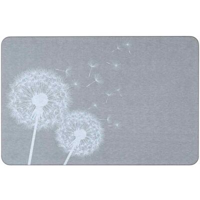 WENKO Astera Graue Blumentapete - Badmatte WENKO Astera Graue Blumentapete - Badmatte