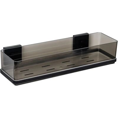 WENKO Quadro Półka Prysznicowa - Vacuum-Loc, Czarna WENKO Quadro Półka Prysznicowa - Vacuum-Loc, Czarna
